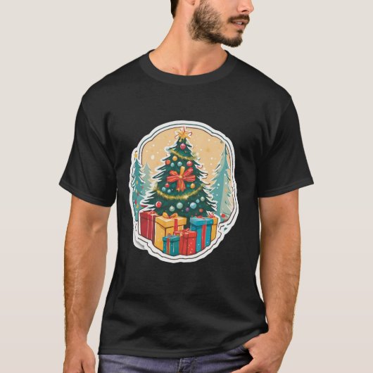 Plus Size Kerst T-shirt - Feestelijk & Stijlvol Ho (Voorkant)
