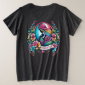 Plus-size Moederdag Grote Maat T-shirt (Design achterkant)