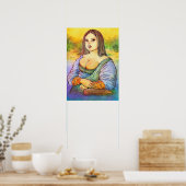 Plus Size Monalisa Poster (Keuken)