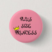 Plus Size Princess Ronde Button 3,2 Cm (Voorkant)