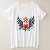 Plus Size T-Shirt (Design voorkant)