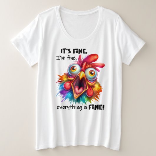 Plus T-shirt formaat (Design voorkant)