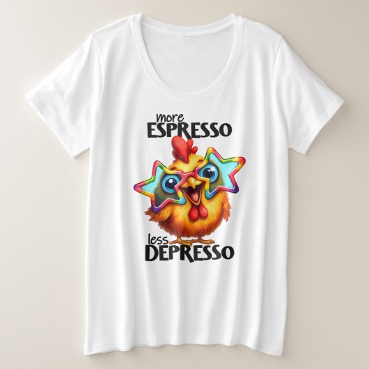 Plus T-shirt formaat (Design voorkant)