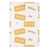 Plus twee leren mini klembord (Achterkant)