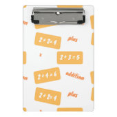 Plus twee leren mini klembord (Voorkant)