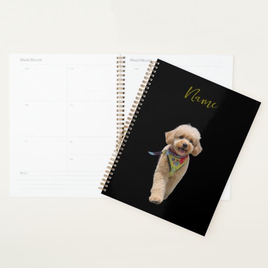 Plush Ivory Puppy Planner (Display)