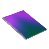 Plush Peacock Ombre Notitieboek (Rechterzijde)