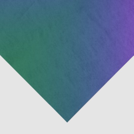 Plush Peacock Ombre Tissuepapier (Detail)