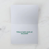 Plush Toy Christmas Card Feestdagen Kaart (Binnen)