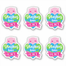 Plushies Love Peace | Cute Kawaii Heart Earth