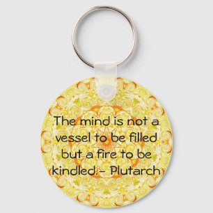 Plutarch quote leraar onderwijs sleutelhanger