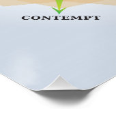 Plutchikswiel van bewegingen - Schema voor psychol Poster (Hoek)