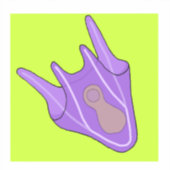 Pluteus (Zee Urchine Larva) Sticker (Voorkant)