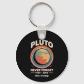 Pluto 1930-2006: een grappige retro-ruimte sleutelhanger (Voorkant)