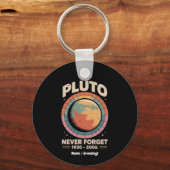 Pluto 1930-2006: een grappige retro-ruimte sleutelhanger (Voorkant)