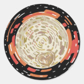 Pluto 22' ronde sticker (Voorkant)