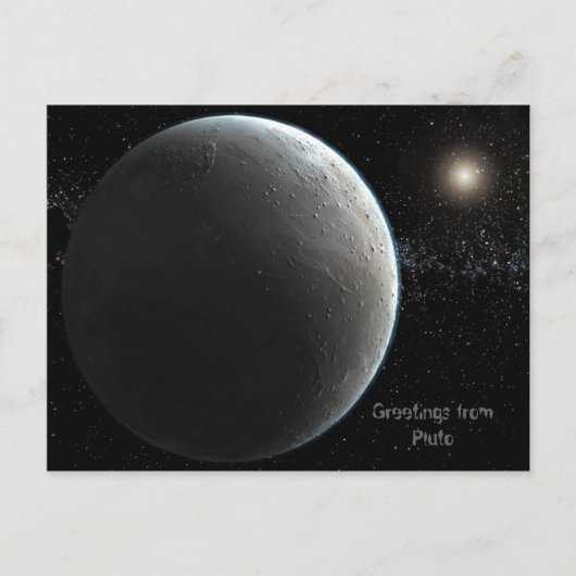 Pluto Briefkaart (Voorkant)