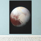 Pluto Canvas Afdruk (Insitu (Houten vloer))