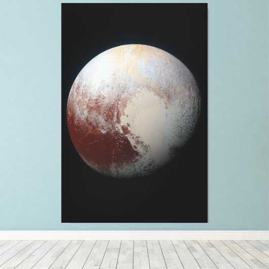 Pluto Canvas Afdruk (Insitu (Houten vloer))