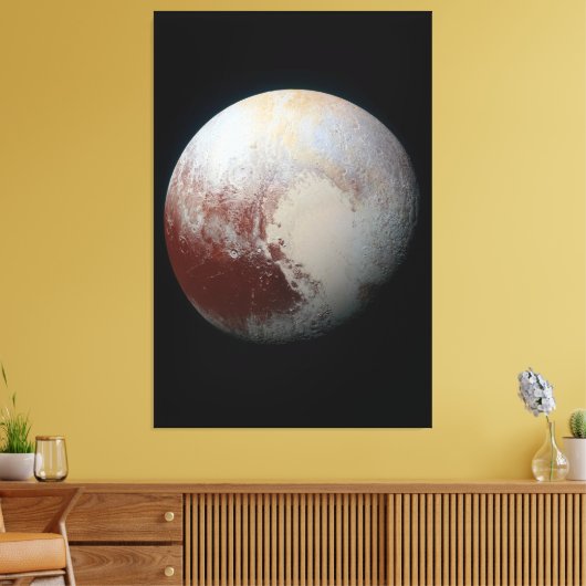 Pluto Canvas Afdruk (Insitu (Woonkamer))