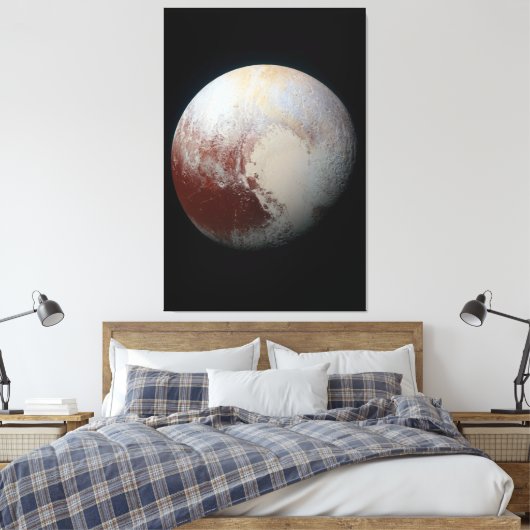 Pluto Canvas Afdruk (Insitu (Slaapkamer))