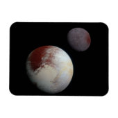 Pluto & Charon 9de of Dwergplaneet Zonnestelsel Magneet (Horizontaal)