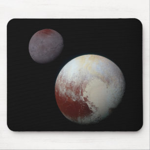 Pluto & Charon 9de of Dwergplaneet Zonnestelsel Muismat