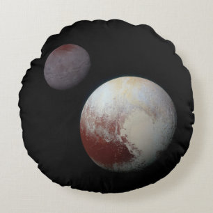 Pluto & Charon 9de of Dwergplaneet Zonnestelsel Rond Kussen