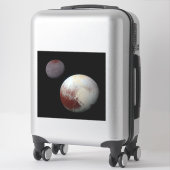 Pluto & Charon 9de of Dwergplaneet Zonnestelsel Sticker (Koffer)