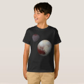 Pluto & Charon 9de of Dwergplaneet Zonnestelsel T-shirt (Voorkant volledig)