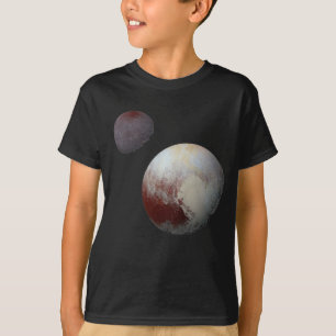 Pluto & Charon 9de of Dwergplaneet Zonnestelsel T-shirt