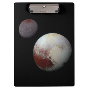 Pluto & Charon 9e of Dwergplaneet Zonnestelsel Klembord