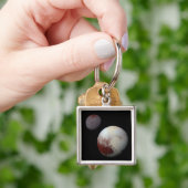 Pluto & Charon 9e of Dwergplaneet Zonnestelsel Sleutelhanger (Hand)