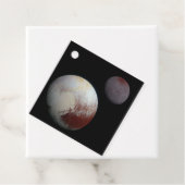 Pluto & Charon 9th of Dwarf Planet Zonnestelsel Bedankjes Labels (In situ)