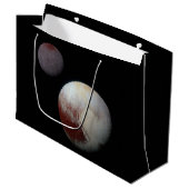Pluto & Charon 9th of Dwarf Planet Zonnestelsel Groot Cadeauzakje (Voorkant Gekanteld)