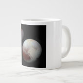 Pluto & Charon 9th of Dwarf Planet Zonnestelsel Grote Koffiekop (Voorkant rechts)