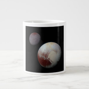 Pluto & Charon 9th of Dwarf Planet Zonnestelsel Grote Koffiekop