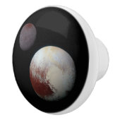 Pluto & Charon 9th of Dwarf Planet Zonnestelsel Keramische Knop (Rechts)