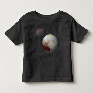 Pluto & Charon 9th of Dwarf Planet Zonnestelsel Kinder Shirts