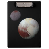 Pluto & Charon 9th of Dwarf Planet Zonnestelsel Klembord (Voorkant)