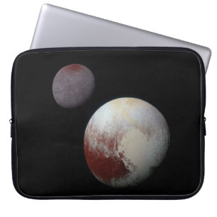 Pluto & Charon 9th of Dwarf Planet Zonnestelsel Laptop Sleeve