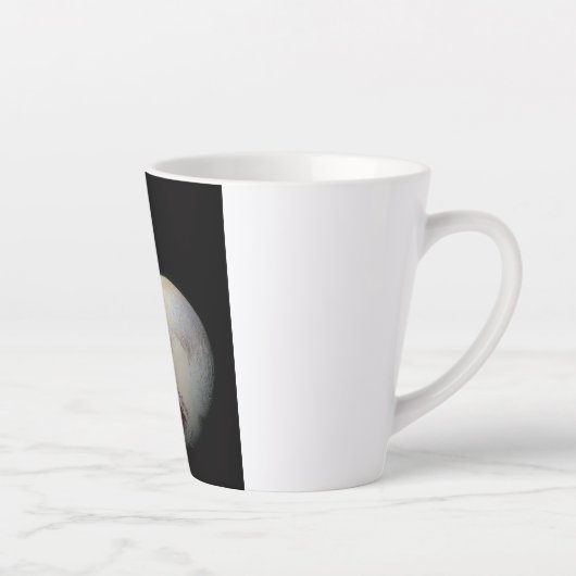 Pluto & Charon 9th of Dwarf Planet Zonnestelsel Latte Mok (Rechts)