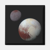 Pluto & Charon 9th of Dwarf Planet Zonnestelsel Magneet (Voorkant)