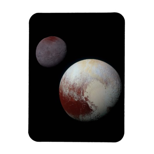 Pluto & Charon 9th of Dwarf Planet Zonnestelsel Magneet (Verticaal)