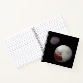 Pluto & Charon 9th of Dwarf Planet Zonnestelsel Notitieboek (Binnen)