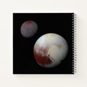 Pluto & Charon 9th of Dwarf Planet Zonnestelsel Notitieboek (Achterkant)