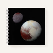 Pluto & Charon 9th of Dwarf Planet Zonnestelsel Notitieboek (Voorkant)