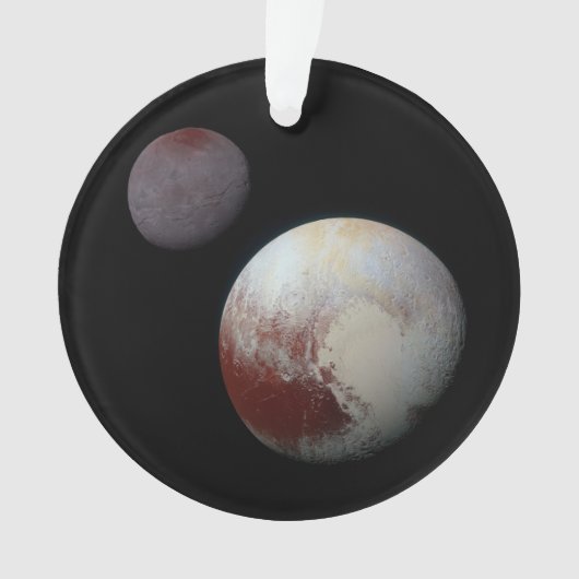 Pluto & Charon 9th of Dwarf Planet Zonnestelsel Ornament (voorkant)
