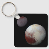 Pluto & Charon 9th of Dwarf Planet Zonnestelsel Sleutelhanger (Voorkant)