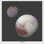 Pluto & Charon 9th of Dwarf Planet Zonnestelsel Sticker (Vel)